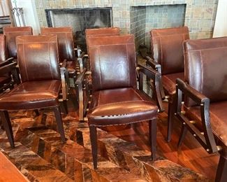 9______$1,195 
Set of 11 Chairs Mullholland Brothers Home • 34T x 22W arm to arm