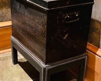 17______$90 
Metal trunk on stand • 22x18x15 highschool for girls
kendermister 
