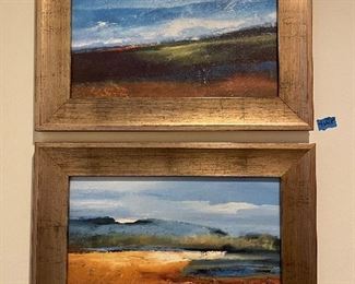 15______$150 
Pair small oil paintings (3rd one in kitchen area $75) • 20x14