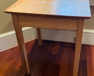 31______$65 
Pine table with red stain • 25x25x29H