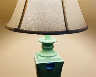 36______$40 
Pair of green lamp
