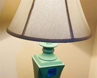 36______$40 
Pair of green lamp
