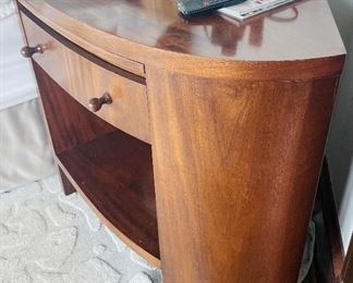 42______$395 
Pair of Mahogany beside tables • 32Lx20Dx30H