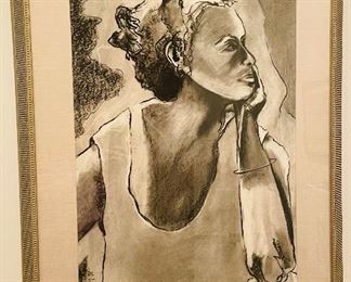 47______$Charcoal • 7x39 Original Wendy Geshnell 9-98 of African
American 