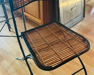$50
Iron and wicker accent chair