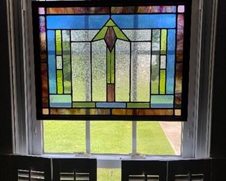 Beautiful stained glass windows.  Measurements coming soon. 