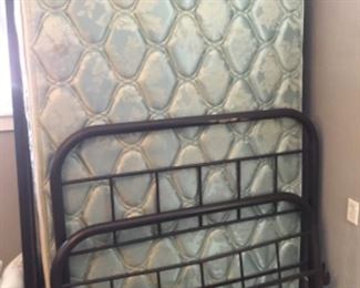 Headboard, footboard, mattress & box spring