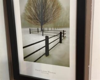 Framed picture “Solitude” by David Lorenz Winston