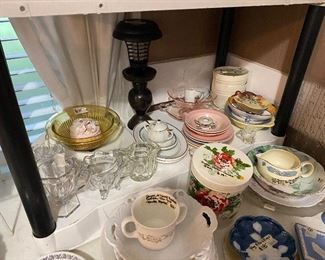 Glassware & collectibles
