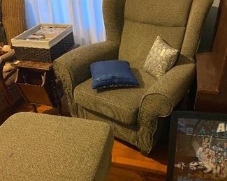 Chair & ottoman