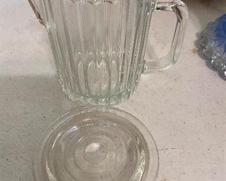 Vintage syrup dispenser & lid