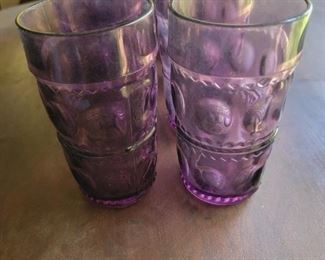 Set of 10 King's Crown tall glasses $85