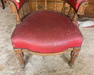 Red Barrel Chair $95