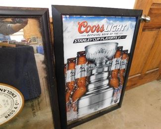 Coors Light Stanley Cup Bar mirror