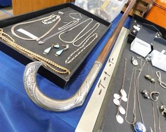 Sterling silver handle cane