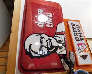 KFC Drive thru sign