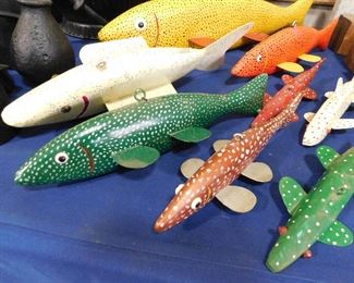 Painted fish lures