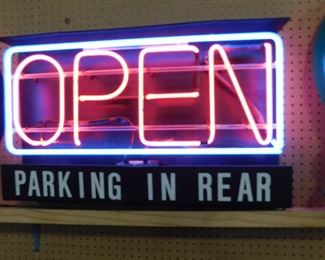 Neon Open sign