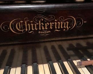 Chickering Victorian Square Grand Piano 
Rosewood 