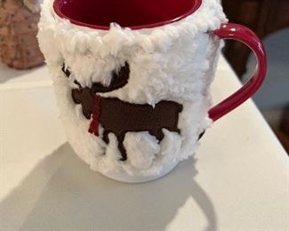 Fuzzy moose mug