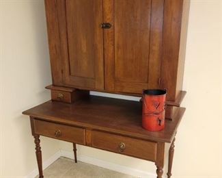 Antique secretary desk used by owner's uncle