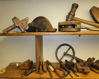 Vintage wood tools