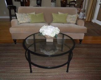 Love seat and coffee table