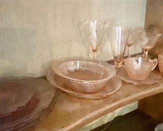 Pink Depression Glass