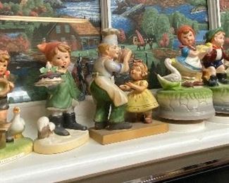 Assorted Hummels and Figurines