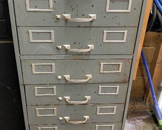 Vintage Industrial Cabinet