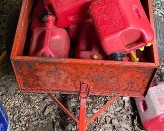 Gas Cans/Lawn Cart