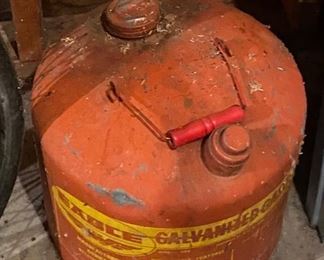 Several Metal Gas Cans
