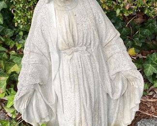 Several Cement Yard Statues