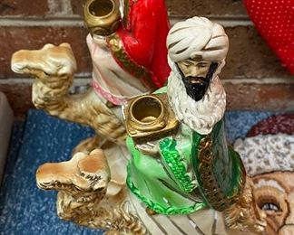 Vintage Christmas Candlesticks