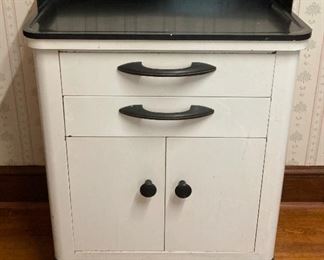 Antique J. Sklar Mfg. Co. dentistry metal cabinet 