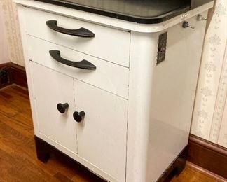 Antique J. Sklar Mfg. Co. dentistry metal cabinet 