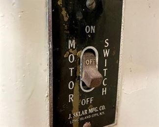 Antique J. Sklar Mfg. Co. dentistry metal cabinet 