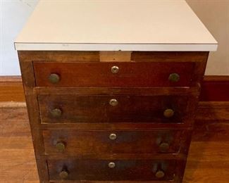 Antique banker's chest
