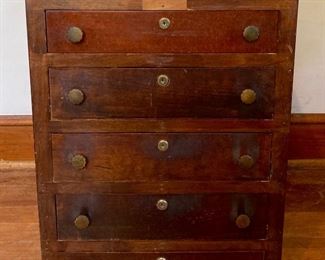 Antique banker's chest