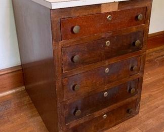 Antique banker's chest