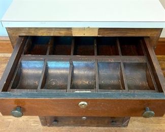Antique banker's chest