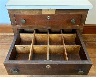 Antique banker's chest