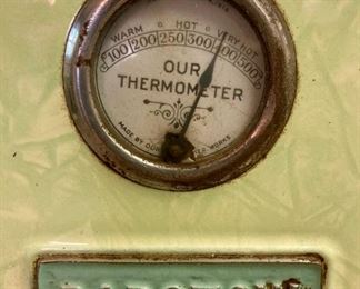 Antique Barstow model No. 2-83 wood and coal cook stove (with gas conversion)