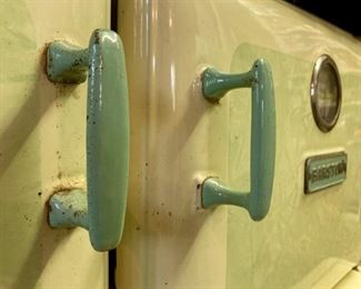 Antique Barstow model No. 2-83 wood and coal cook stove (with gas conversion)