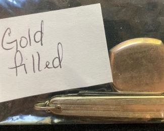 Vintage gold filled items