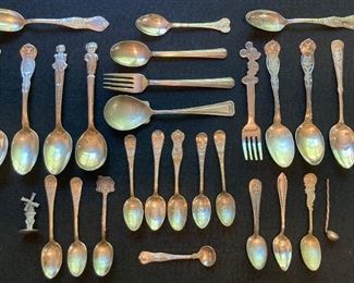 Vintage spoon collection