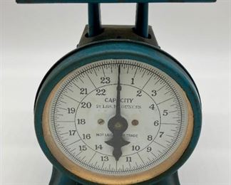 Antique Montgomery Ward 24 lb household scale