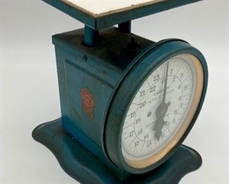 Antique Montgomery Ward 24 lb household scale