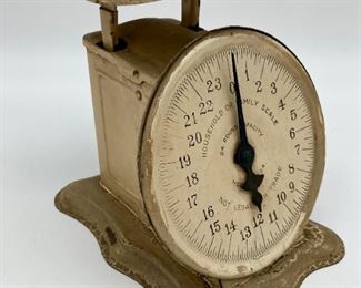 Antique Model T24 24 lb household and family scale