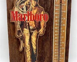 Vintage Marlboro advertising thermometer 